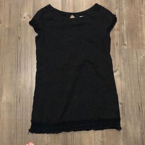 Gap Body size L black cotton sleep dress